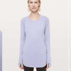 Lululemon sit in lotus sweater lilac
